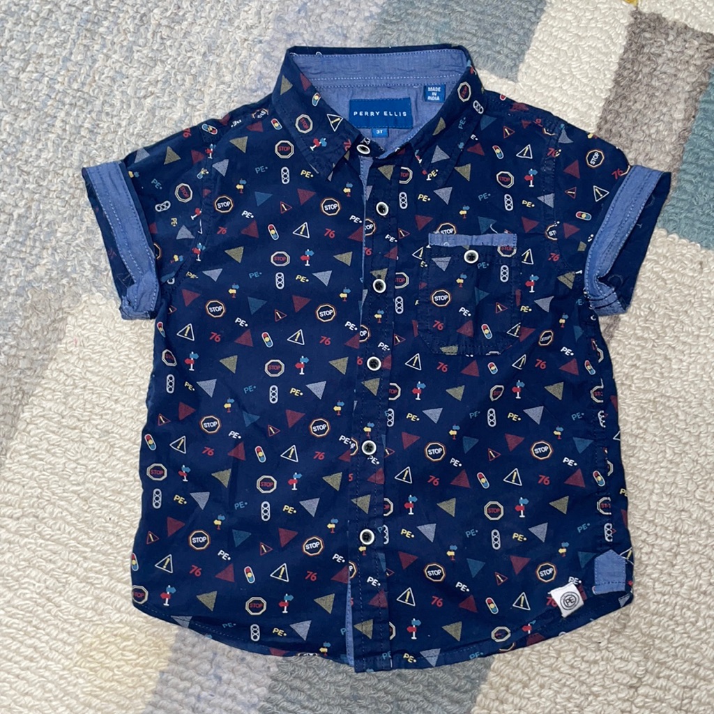 Traffic Button-Down 3t
